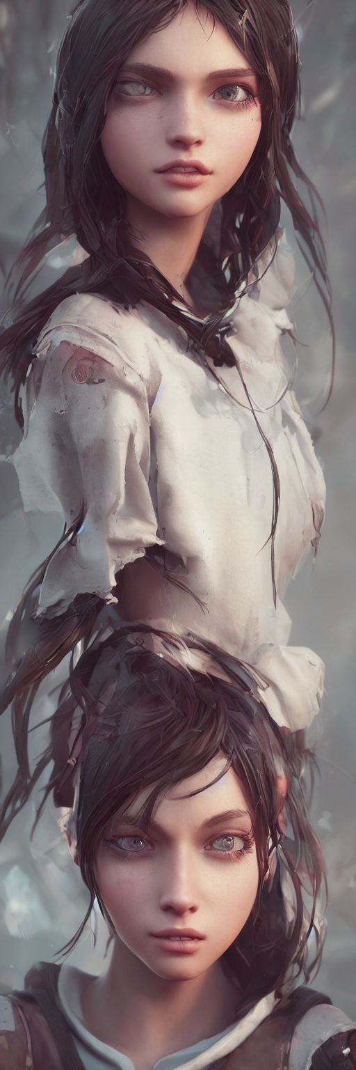 Stable Diffusion prompt: beautiful girl character concept...