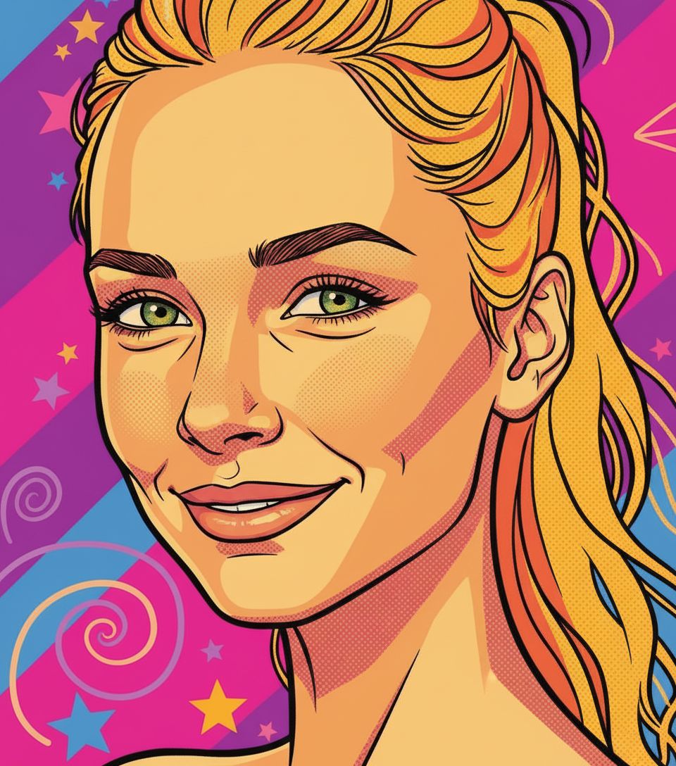 Nano Banana prompt: a woman, hyper-realistic pop, traditional animatio... - Nano Banana