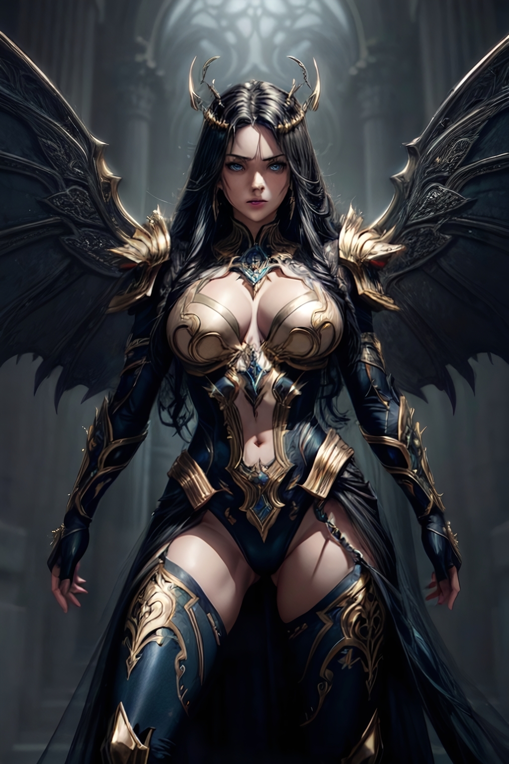 AI generated: Stable Diffusion prompt: Queen of Blades, Sarah Louise Kerrigan, beautiful ... (Stable Diffusion - Portraits)