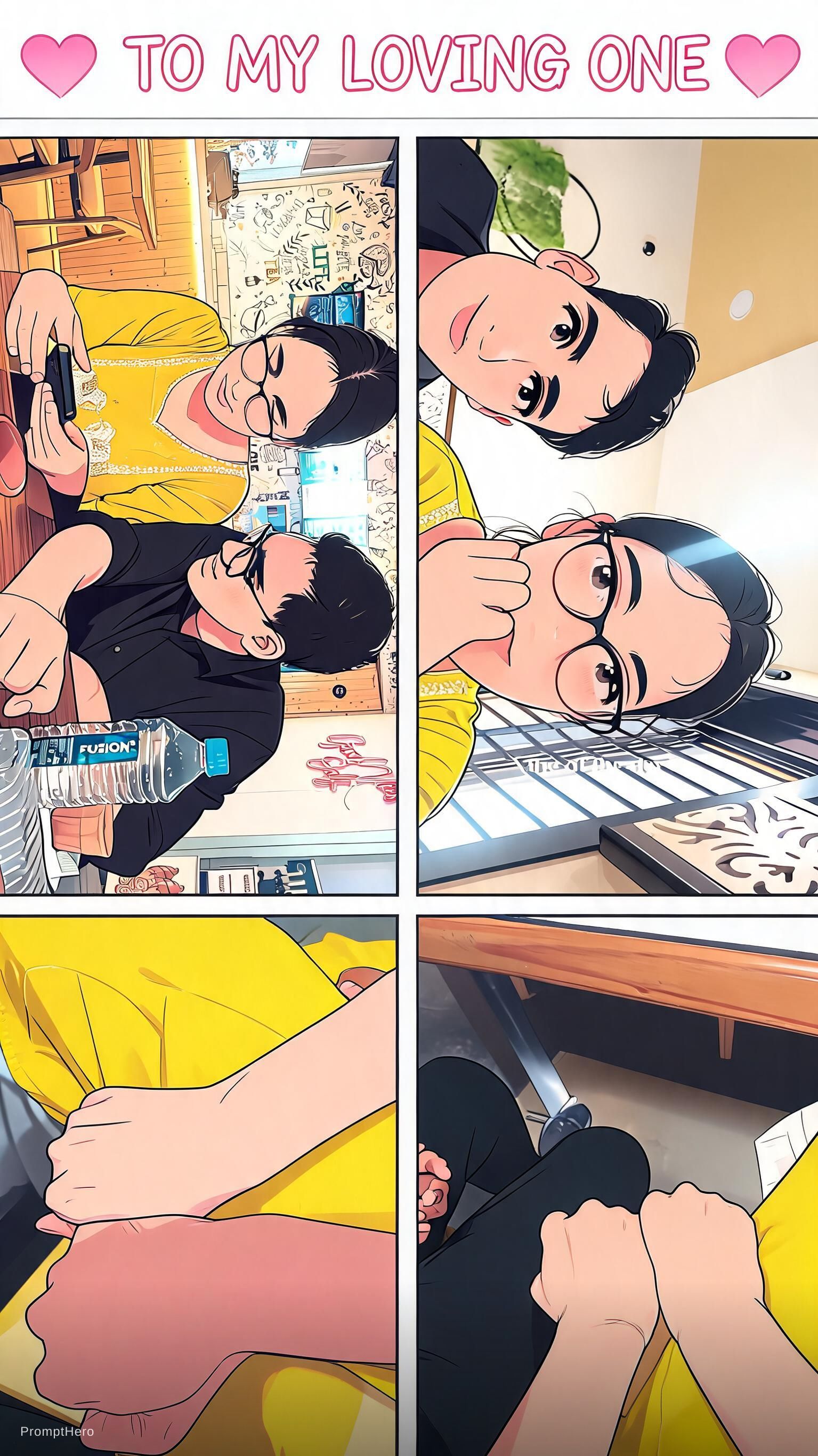 AI generated: Seedream 5 prompt: Perfect collage in animated form to my loving one (Seedream 5 - Concept Art)