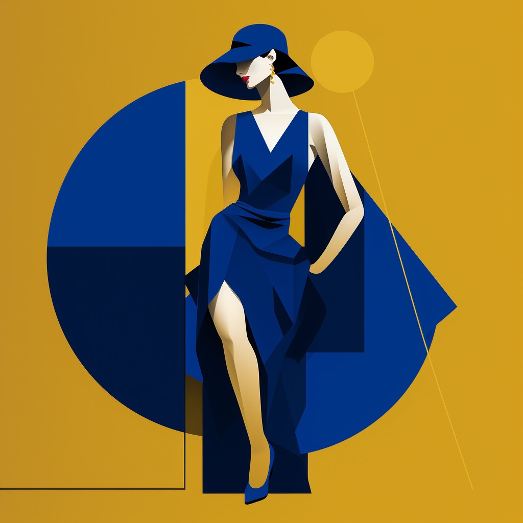AI generated: <klein blue> (Midjourney - Fashion)