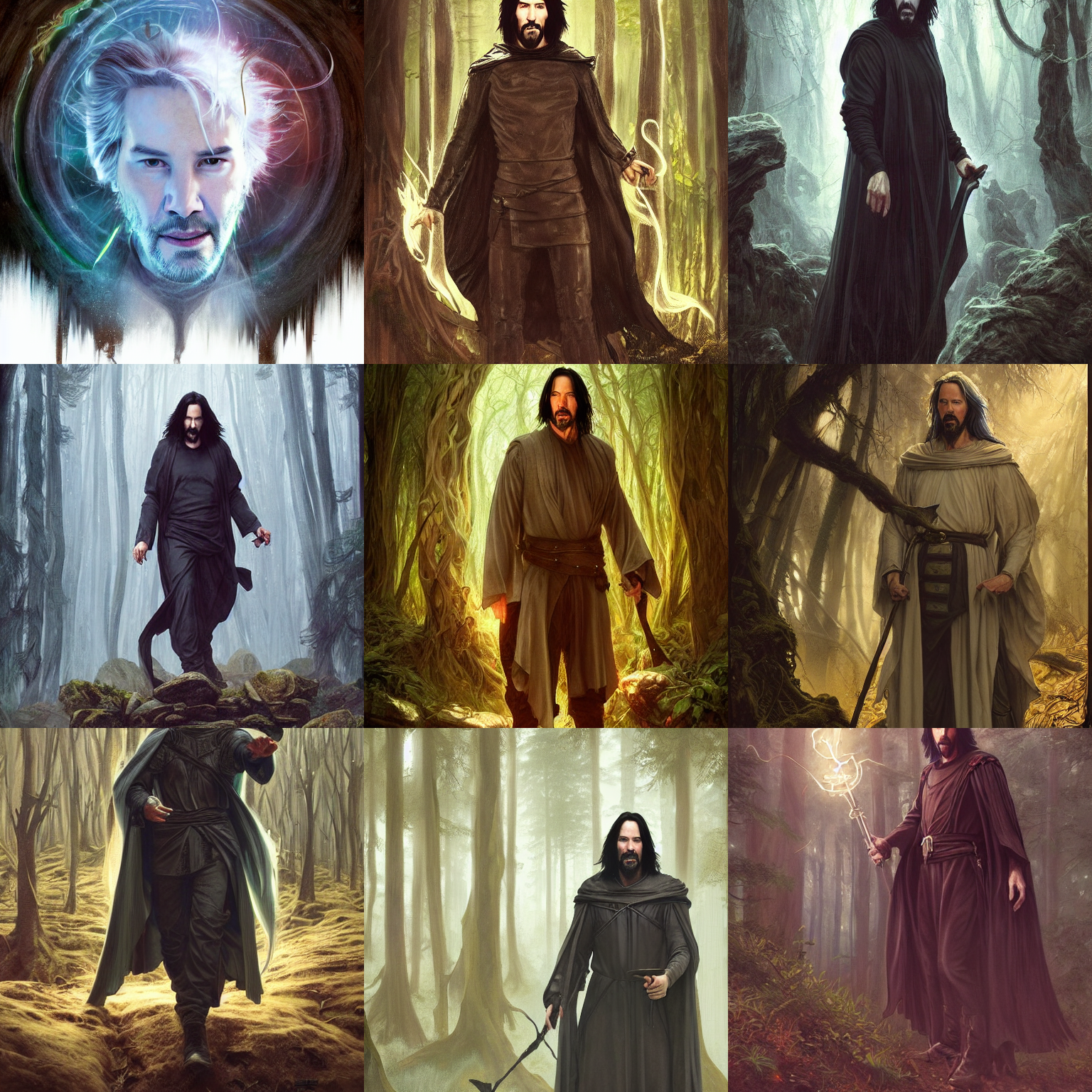 Medieval Reevs Stable Diffusion prompt: Full body photo of Keanu Reeves ...