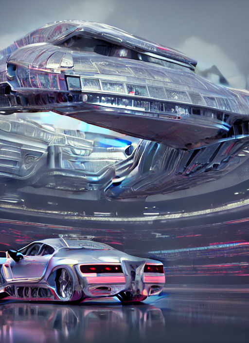 Stable Diffusion prompt: sci - fi structure motherboard c...