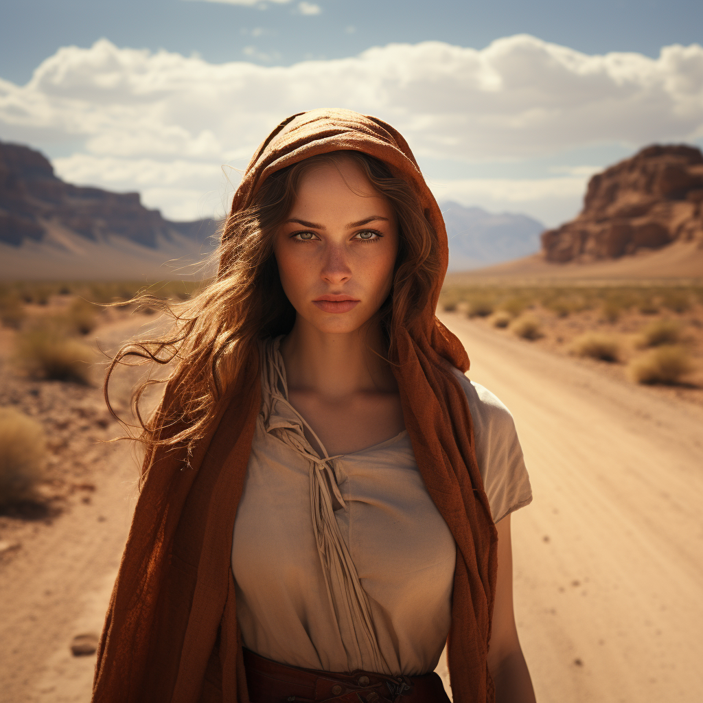 Midjourney prompt: desert road, golden ratio, by Edmund Blair Leighto... - Midjourney