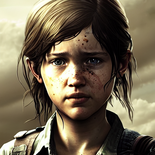 Stable Diffusion prompt: portrait of Ellie from the last ...