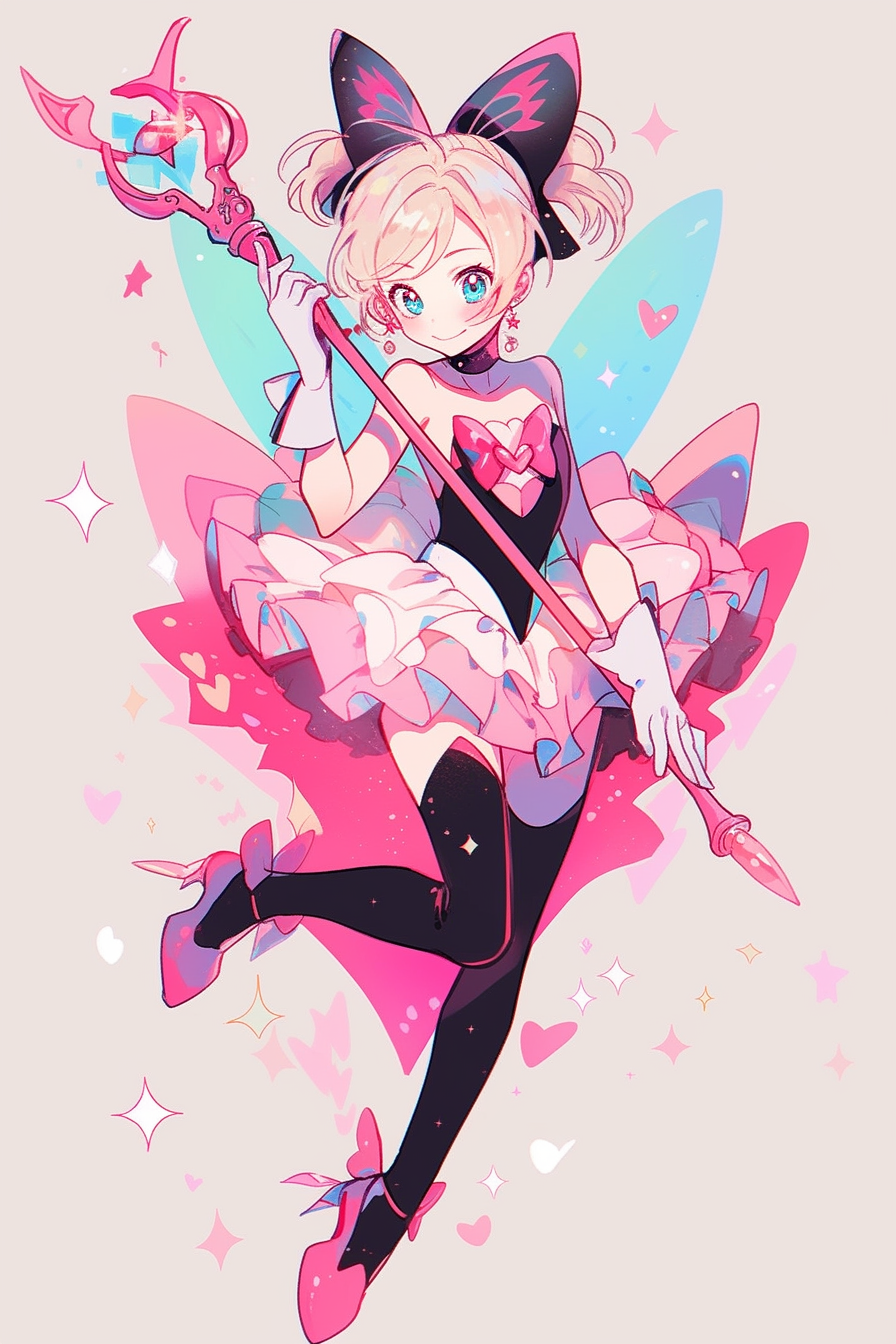 AI generated: Midjourney prompt: waist up, digital half body portrait of a magical ... (Midjourney - Anime)