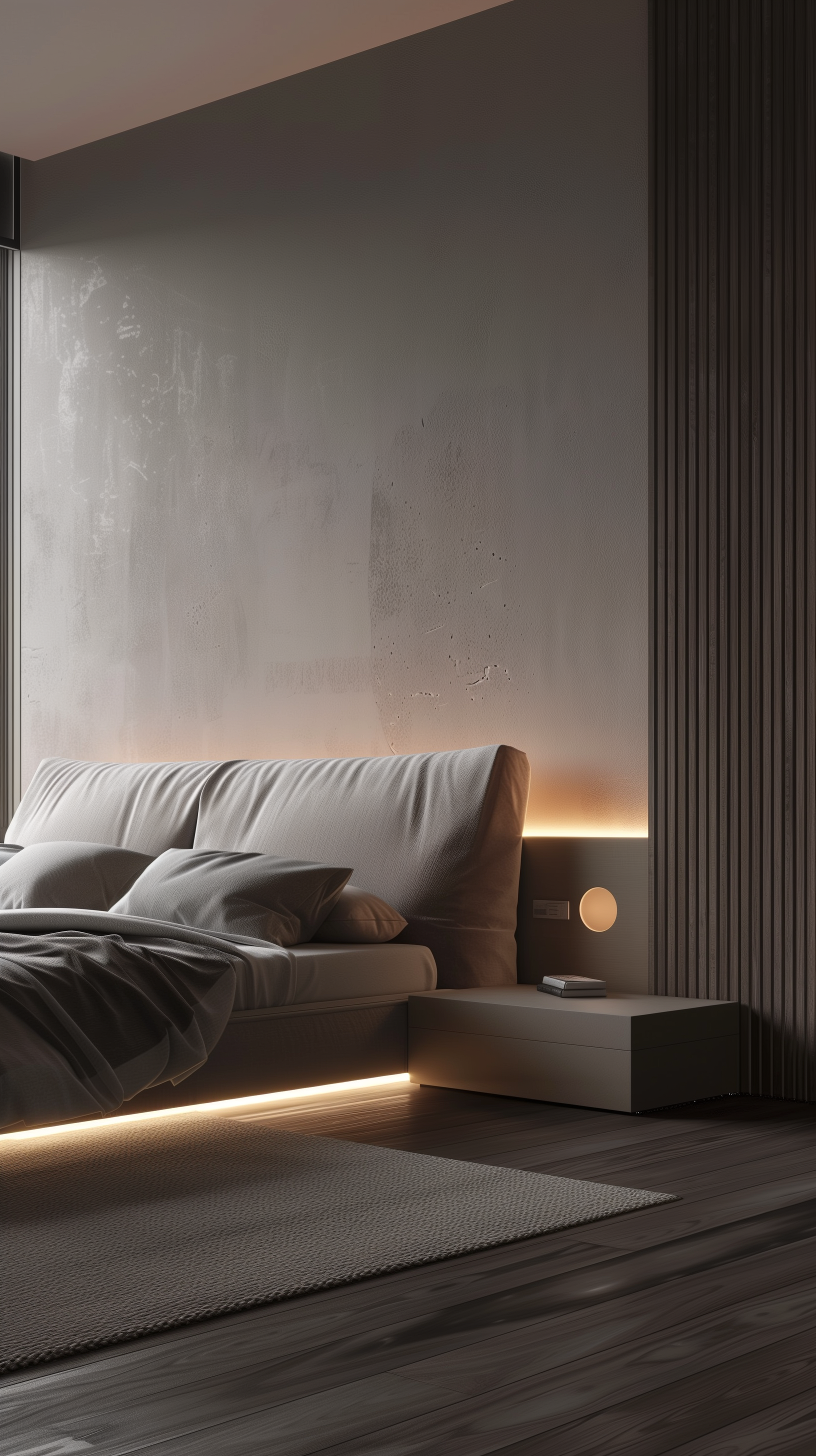 linen bedding morning light minimal bedroom calm