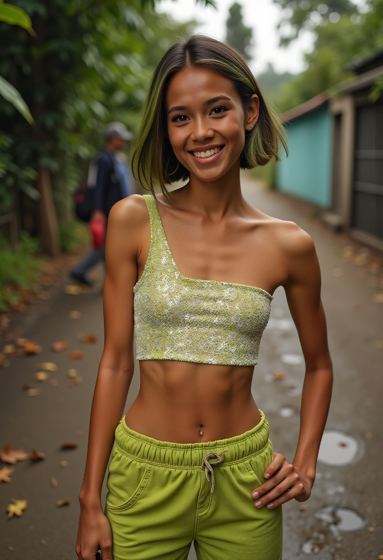 AI generated: FLUX prompt: documentary photography, Autumn Fashion close up o... (FLUX - Photography)