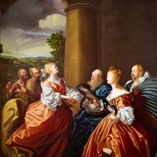 Stable Diffusion prompt: A 17th century Baroque Painting ...