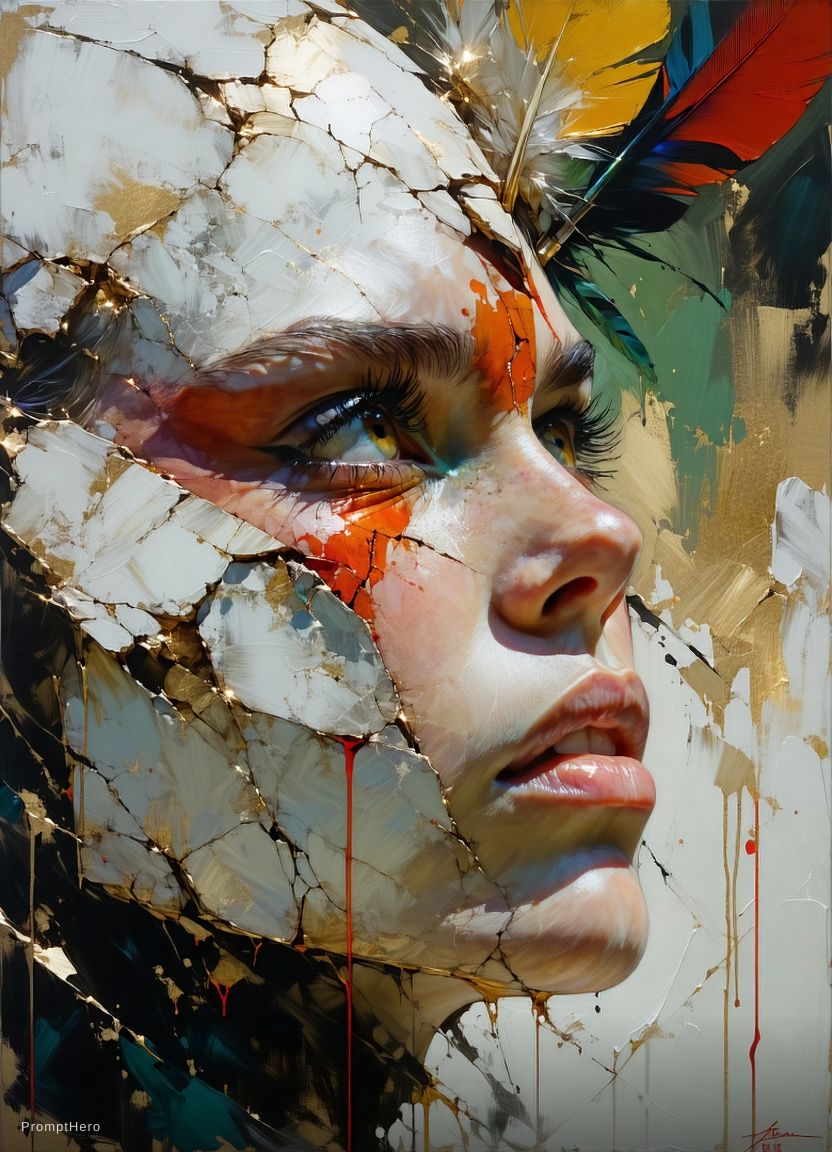 Stable Diffusion prompt: strong warrior princess| center...