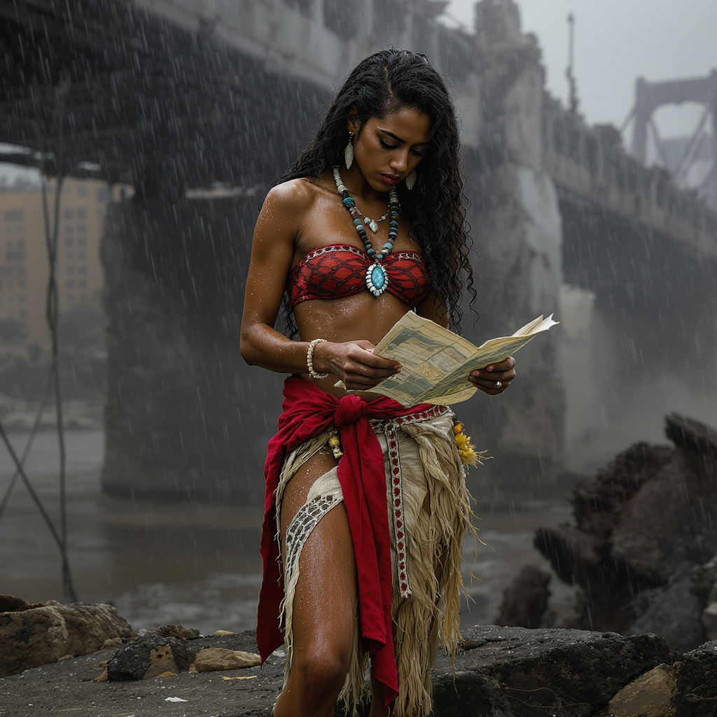 AI generated: FLUX prompt: Highly stylized fashion photo from Annie Leibovitz... (FLUX - Fashion)