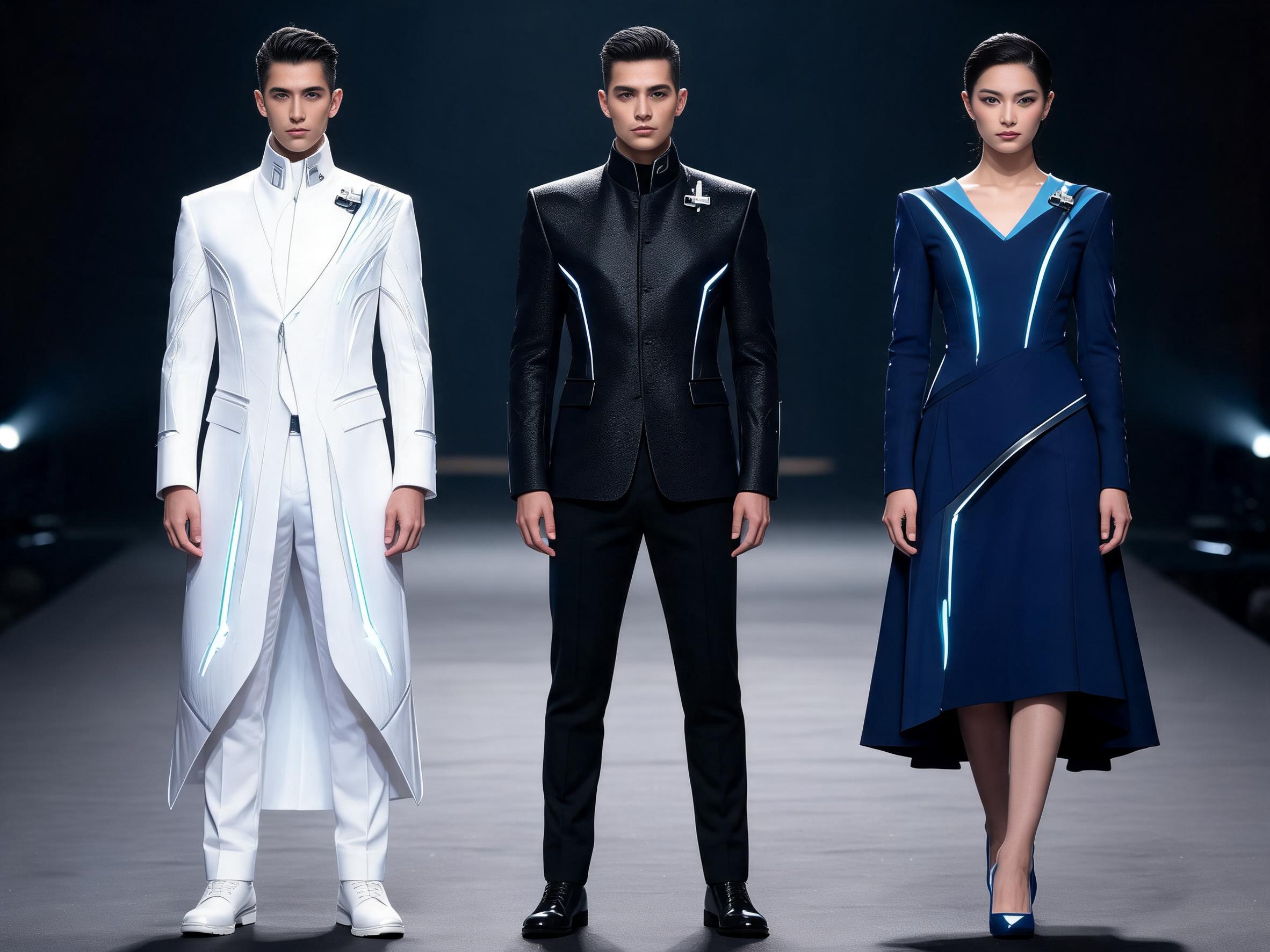 Seedream 5 prompt: Create a high-fashion concept sheet of futuristic ... - Seedream 5