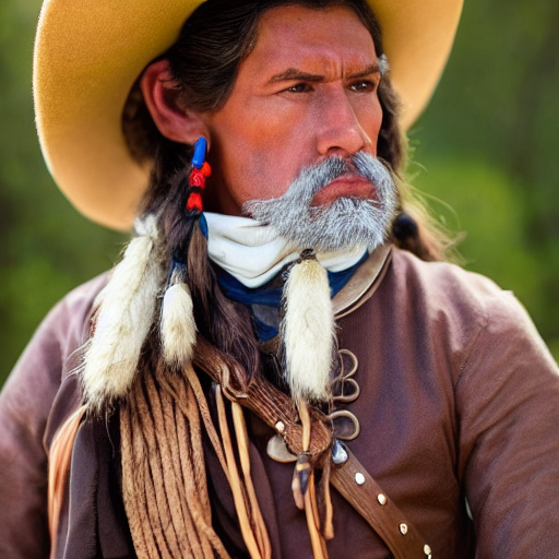 Stable Diffusion prompt: An 18th century explorer who is ...