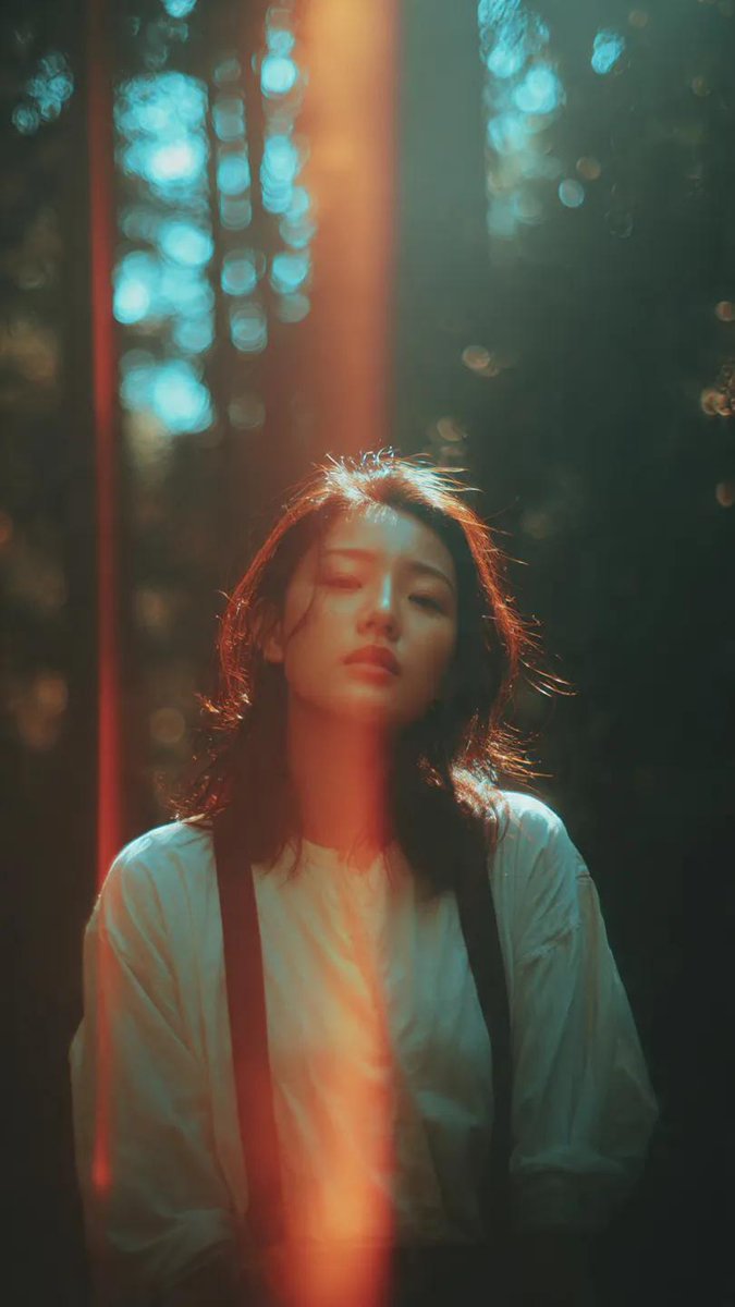 Stable Diffusion prompt: A cinematic portrait of an Asian woman standing in... - Stable Diffusion
