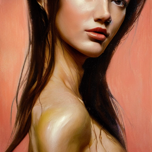 Stable Diffusion prompt: oil painting of hyperrealistic f...