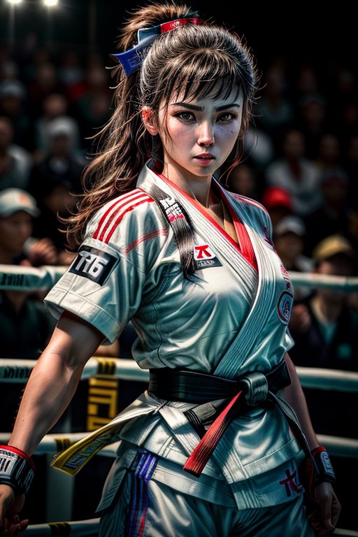 ReV Animated prompt: Action-packed, hyper realistic to a (Taekwondo fig... - ReV Animated
