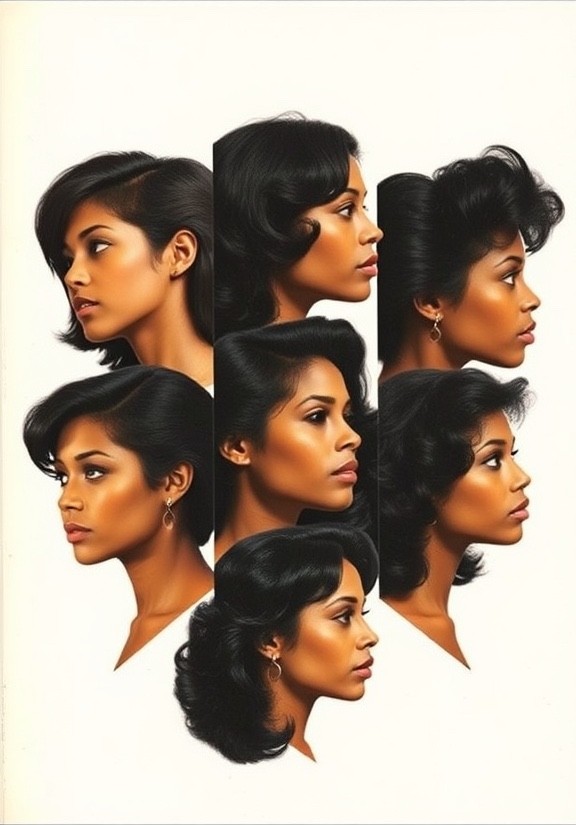 AI generated: FLUX prompt: Photorealistic image of an early 1970s magazine pa... (FLUX - Fashion)