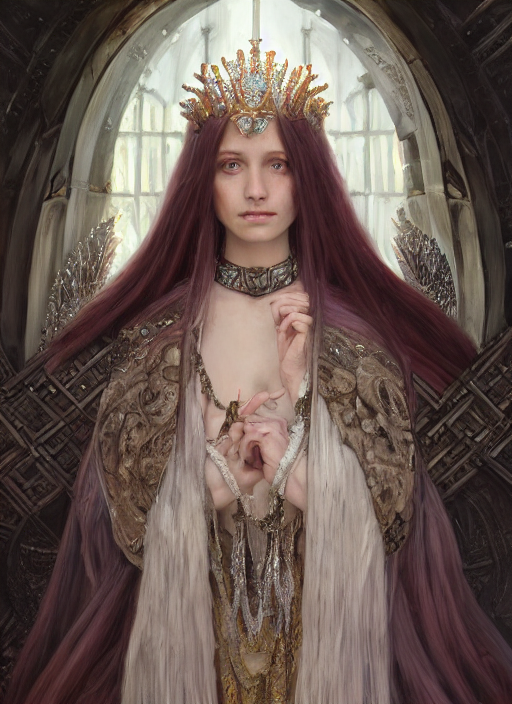 Stable Diffusion prompt: cinematic portrait painting youn...