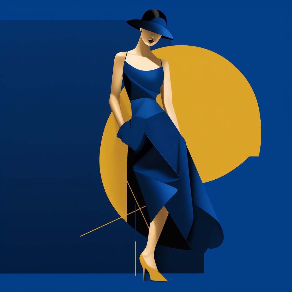 AI generated: <klein blue> (Midjourney - Fashion)