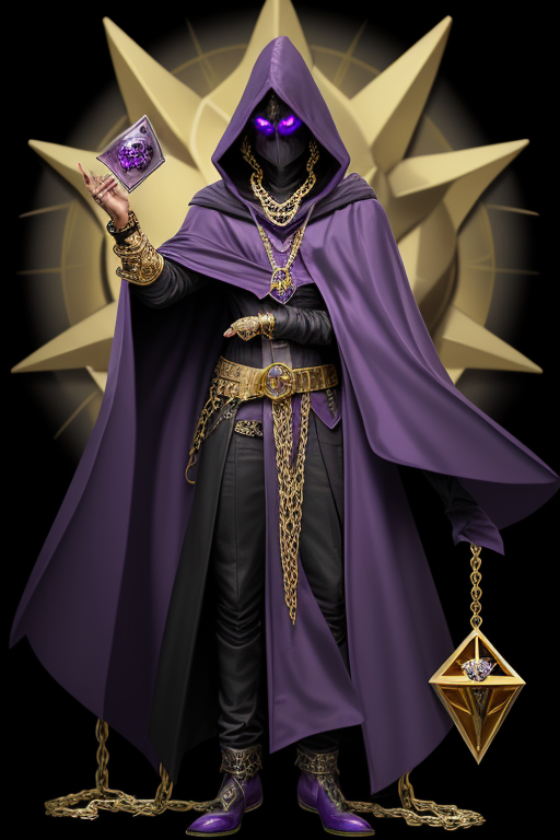 Real Shadow Wizard DreamShaper prompt: Shadow wizard money gang, in purple c...
