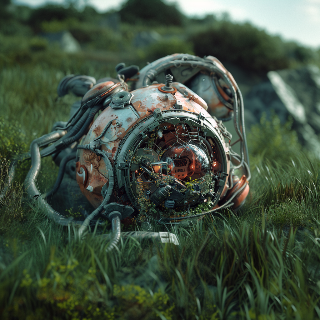 AI generated: Abandon Machine (Midjourney - Concept Art)