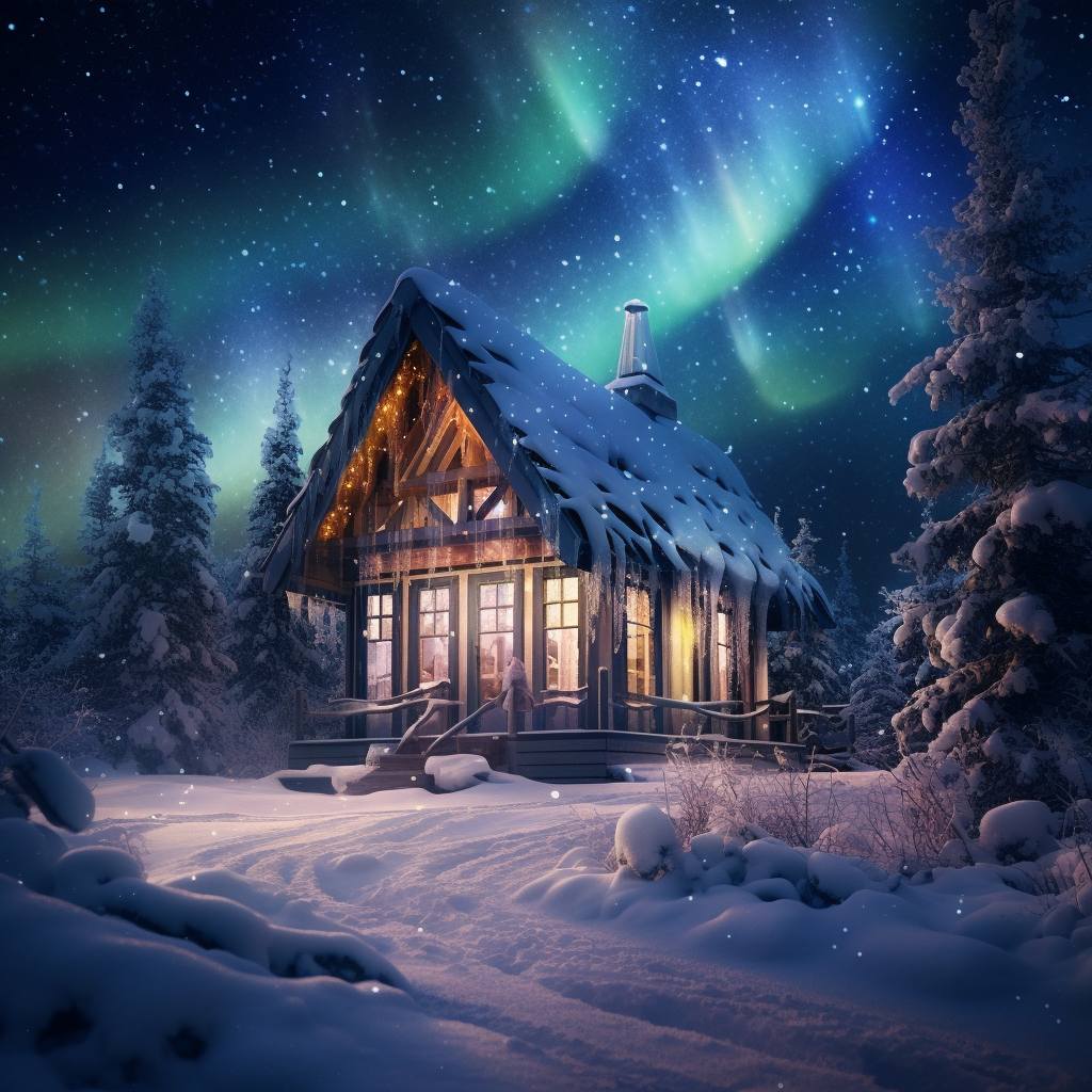 Midjourney prompt: photography of a fairytale hut, magically beautifu... - Midjourney