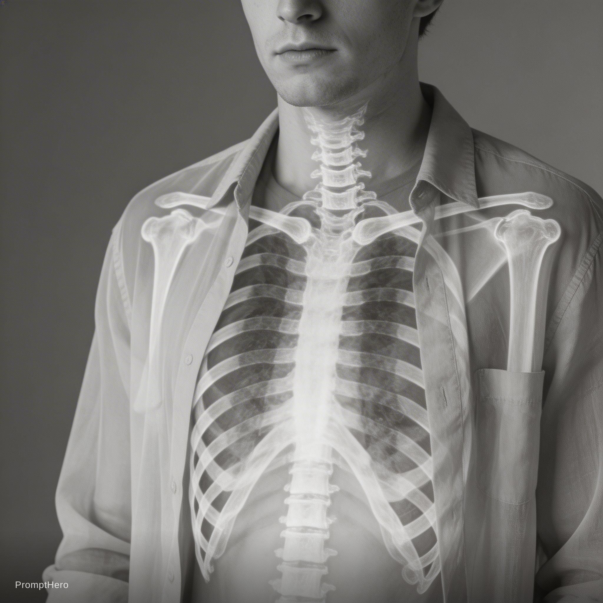 AI generated: Seedream 5 prompt: x ray vision on cloths (Seedream 5 - Concept Art)