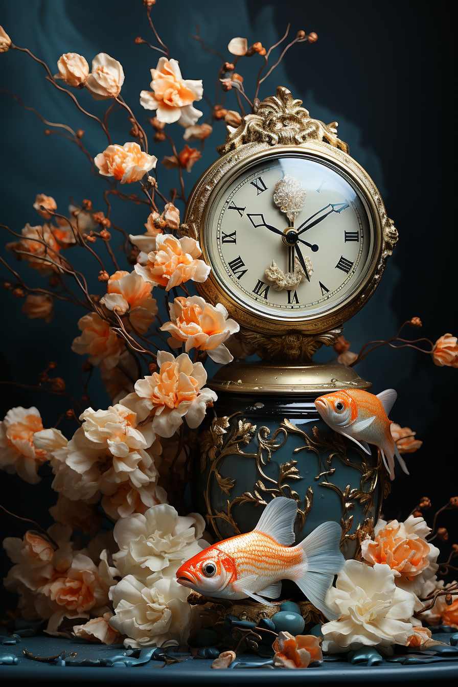 AI generated: Midjourney prompt: fancy, isolated subjects, surreal still life, twis... (Midjourney - Concept Art)