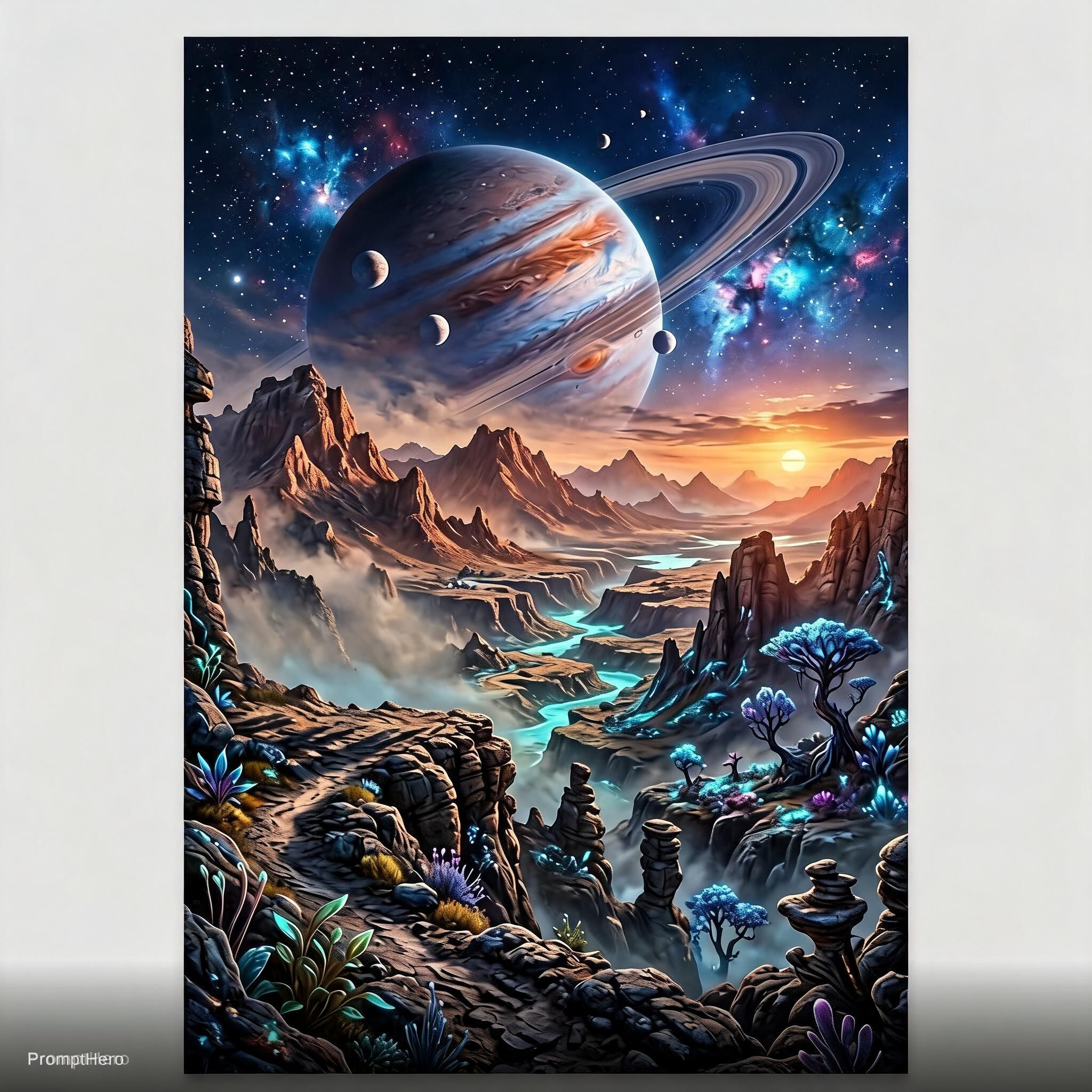 AI generated: Seedream 5 prompt: create an ultra realistic poster of an alien plane (Seedream 5 - Concept Art)
