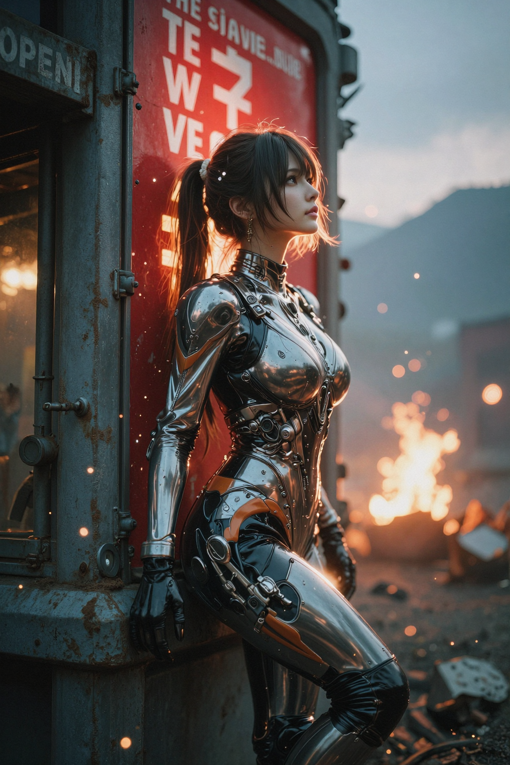 AI generated: Z Image prompt: This is a cinematic and atmospheric, medium-full p... (Z Image - Photography)