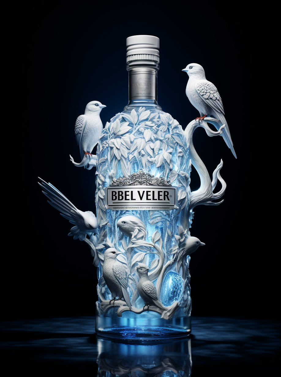 صورة مولدة بالذكاء الاصطناعي: Midjourney prompt: Ad campaign of belvedere vodka. Product photo --v ... (نموذج Midjourney - تصوير فوتوغرافي)