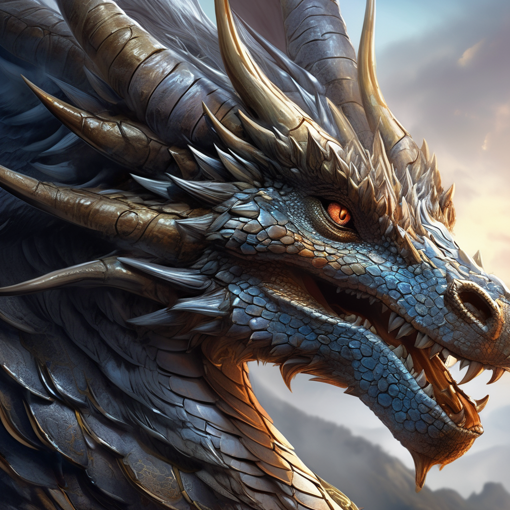 صورة مولدة بالذكاء الاصطناعي: Stable Diffusion prompt: incredible detailed shot of a magnificent dragon w... (نموذج Stable Diffusion - فن مفاهيمي)