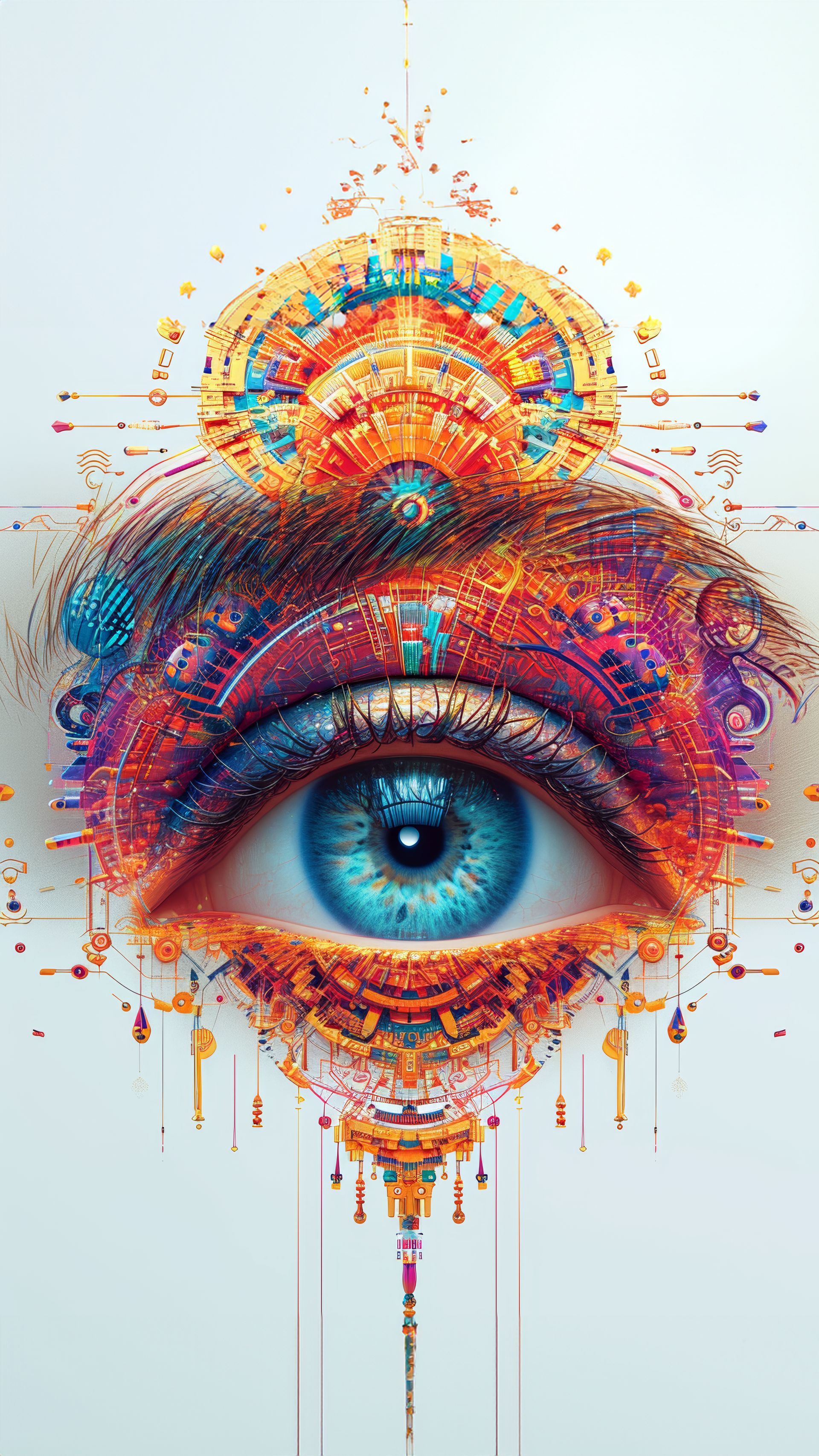 AI generated: Spiritualized meta-human woman (Midjourney - Portraits)