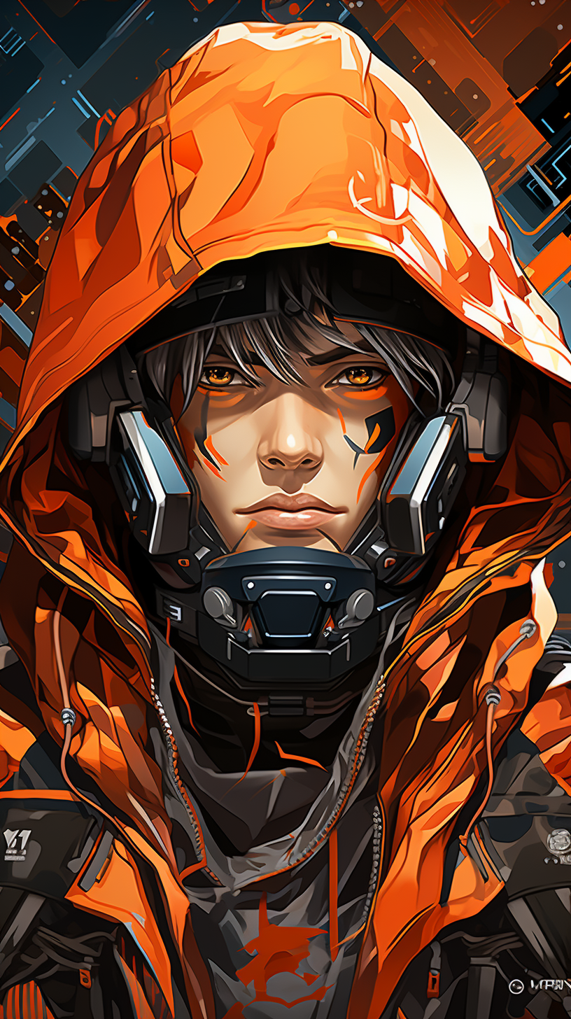 Midjourney prompt: a cyber soldier dressed in futurist gear and carry... - Midjourney