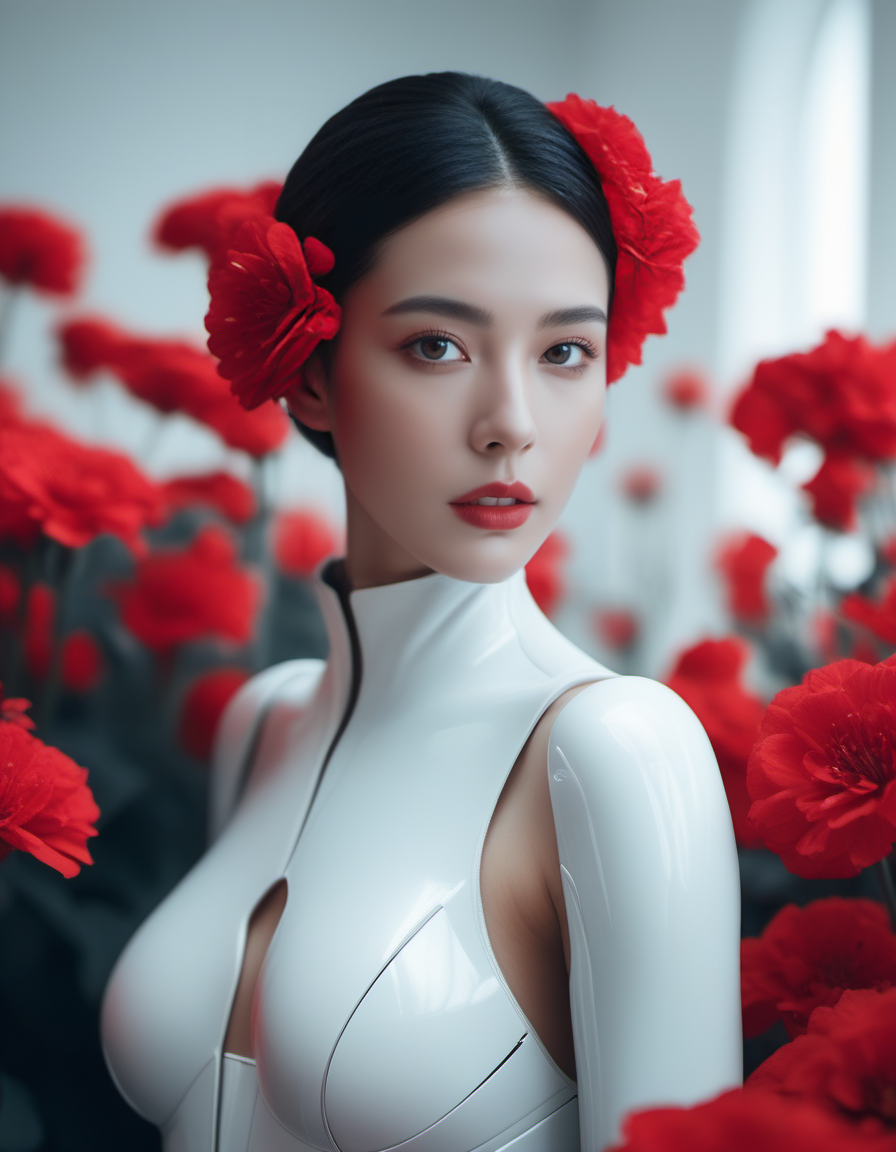 Stable Diffusion prompt: cinematic portrait photo painting of a beautiful c... - Stable Diffusion