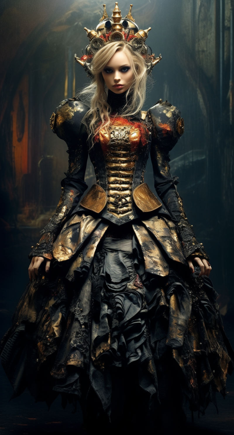 AI generated: Strange outfit (Midjourney - Fashion)