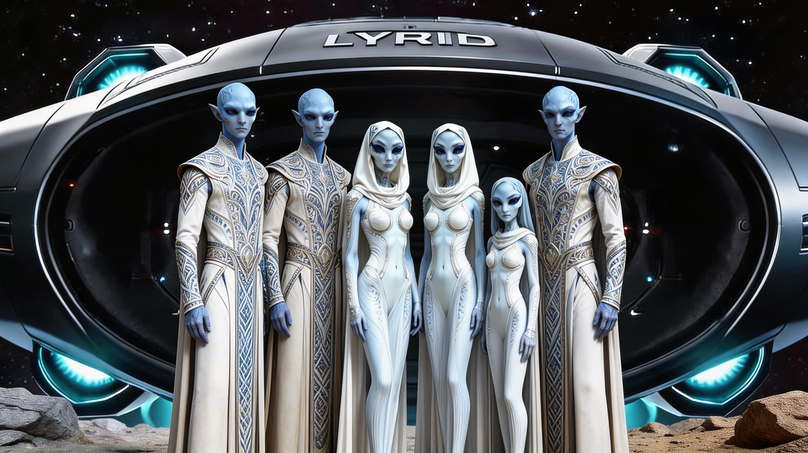 AI generated: Seedream 5 prompt: Place two male characters and three female charact... (Seedream 5 - Concept Art)