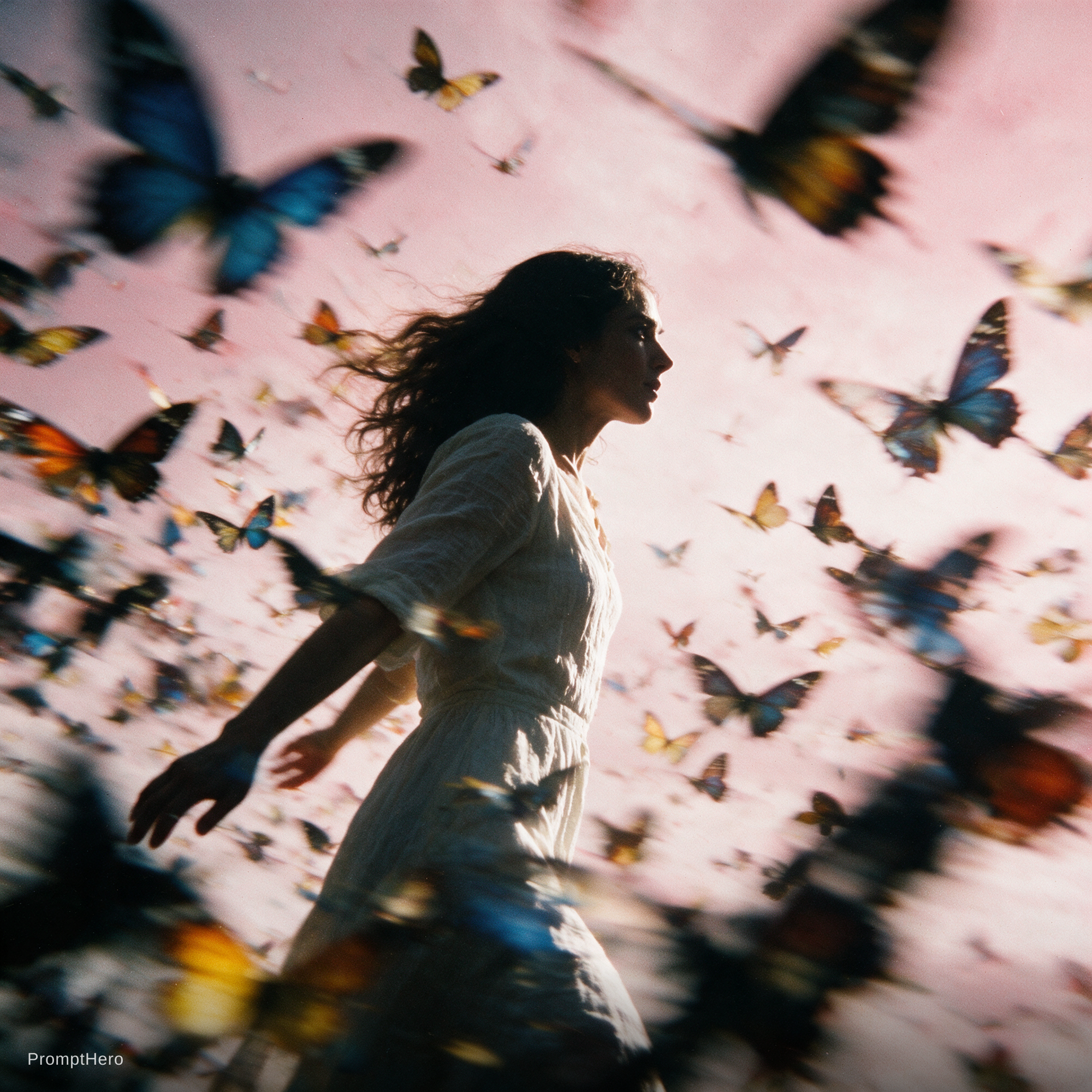 AI generated: Seedream 5 prompt: High-contrast colorful saturated cinematic image o... (Seedream 5 - Portraits)