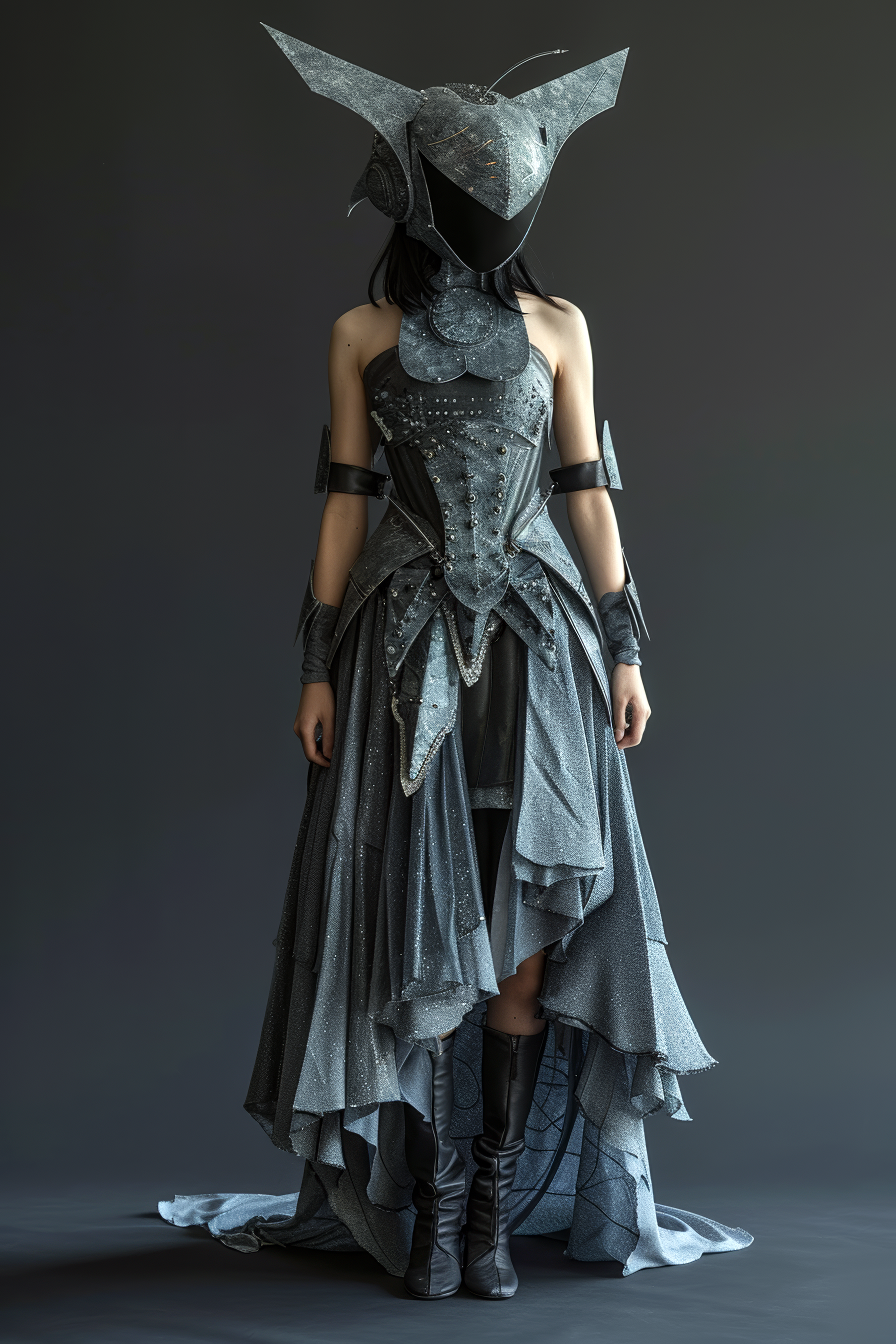 AI generated: Futuristic standing (Midjourney - Fashion)