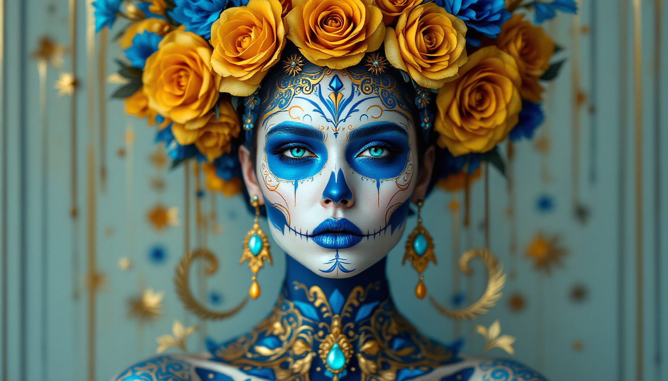 FLUX prompt: A surreal and highly detailed portrait of a woman ... - FLUX