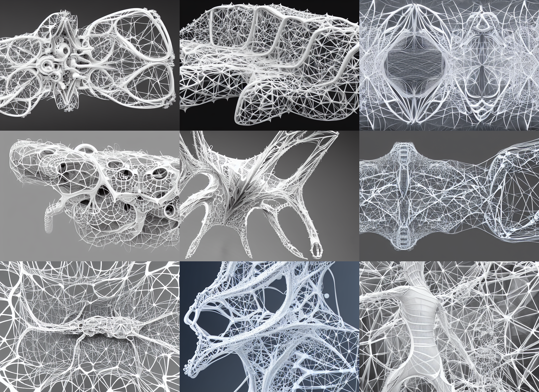 Stable Diffusion prompt: frontal view, perfect symmetry,