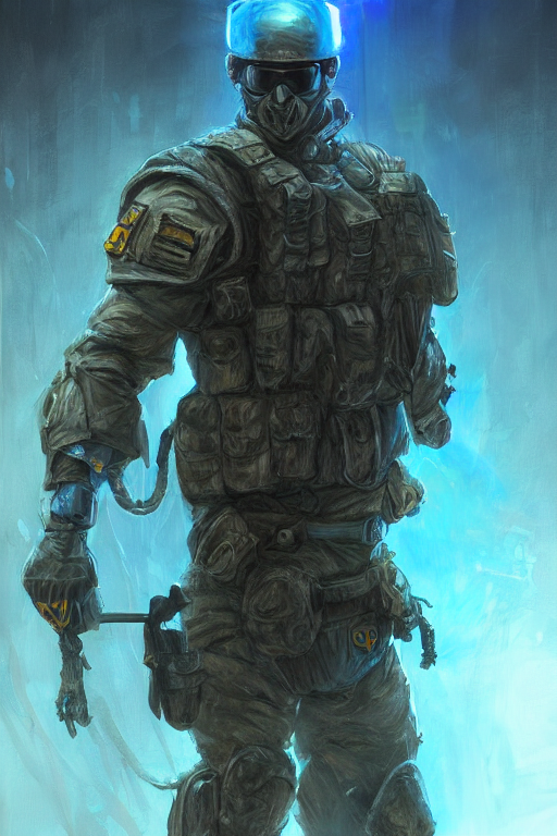 Stable Diffusion prompt: special forces unit soldier with...