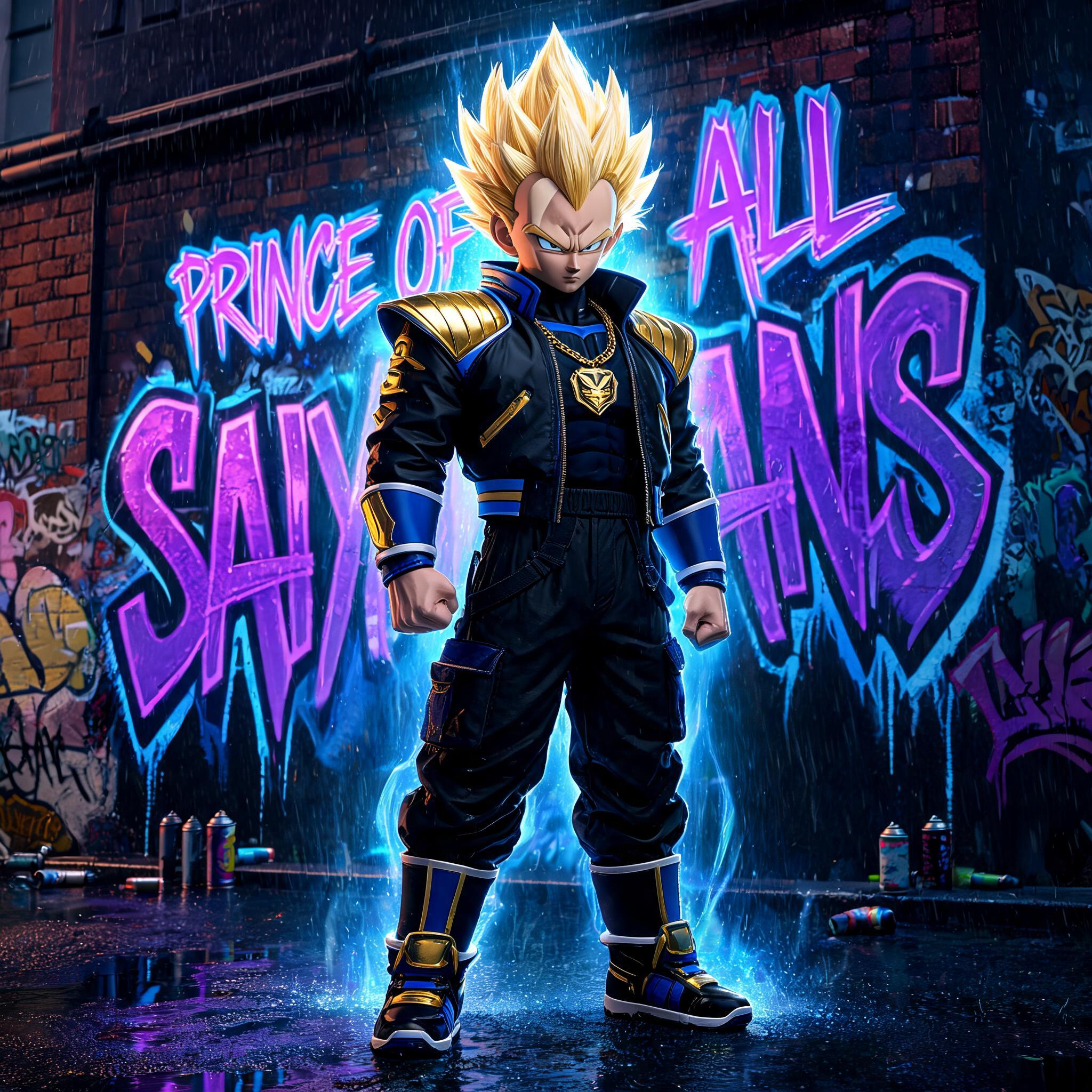 AI generated: Seedream 5 prompt: realistic 3d super saiyan prince Vegeta reimagined... (Seedream 5 - Anime)