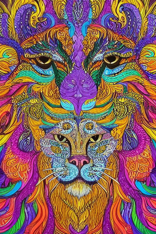 Stable Diffusion prompt: cat very intricate, intricate, v...