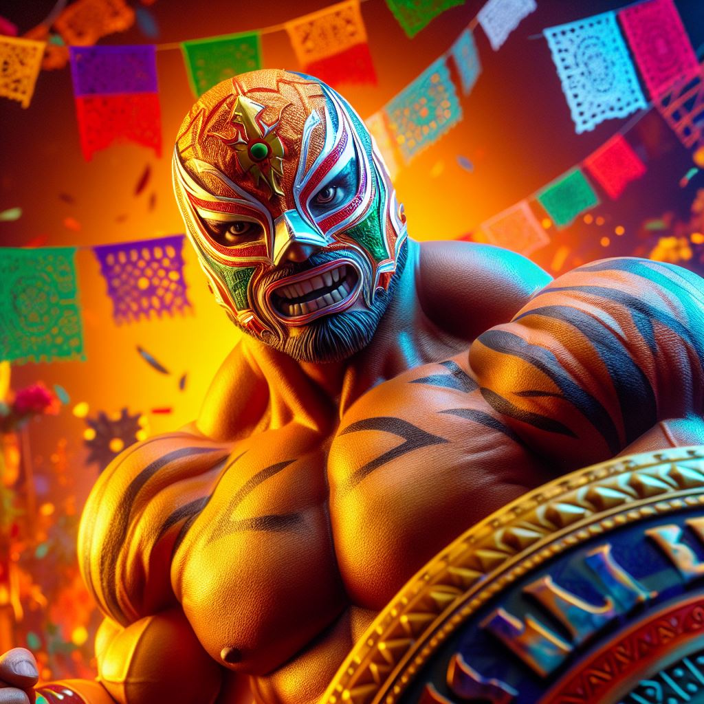 AI generated: DALL·E prompt: Capture El Tigre Braum in a hyper-realistic photog... (DALL·E - Character Design)