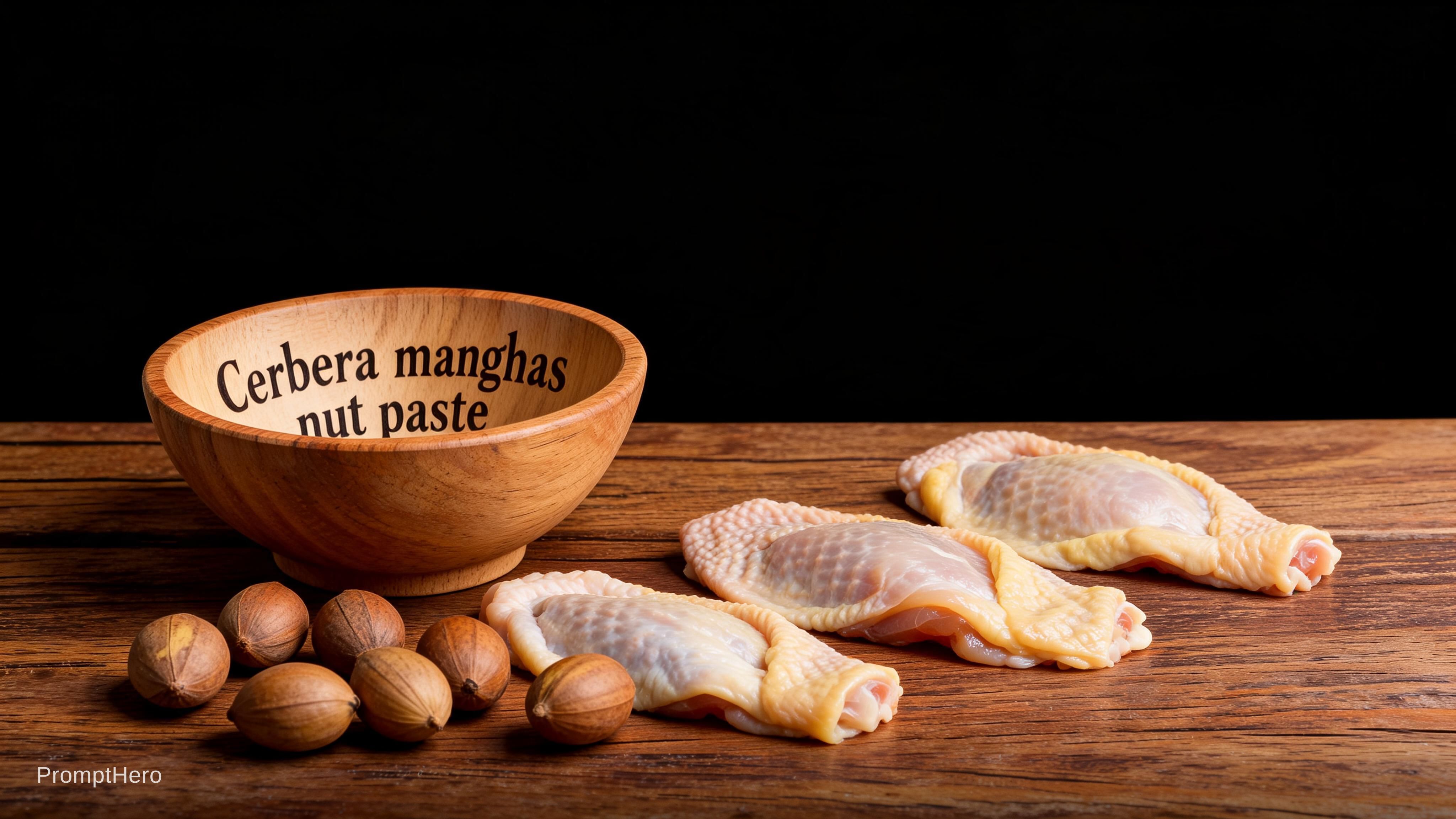 صورة مولدة بالذكاء الاصطناعي: Seedream 5 prompt: make the table wood not white. and put 3 chicken s... (نموذج Seedream 5 - فن مفاهيمي)