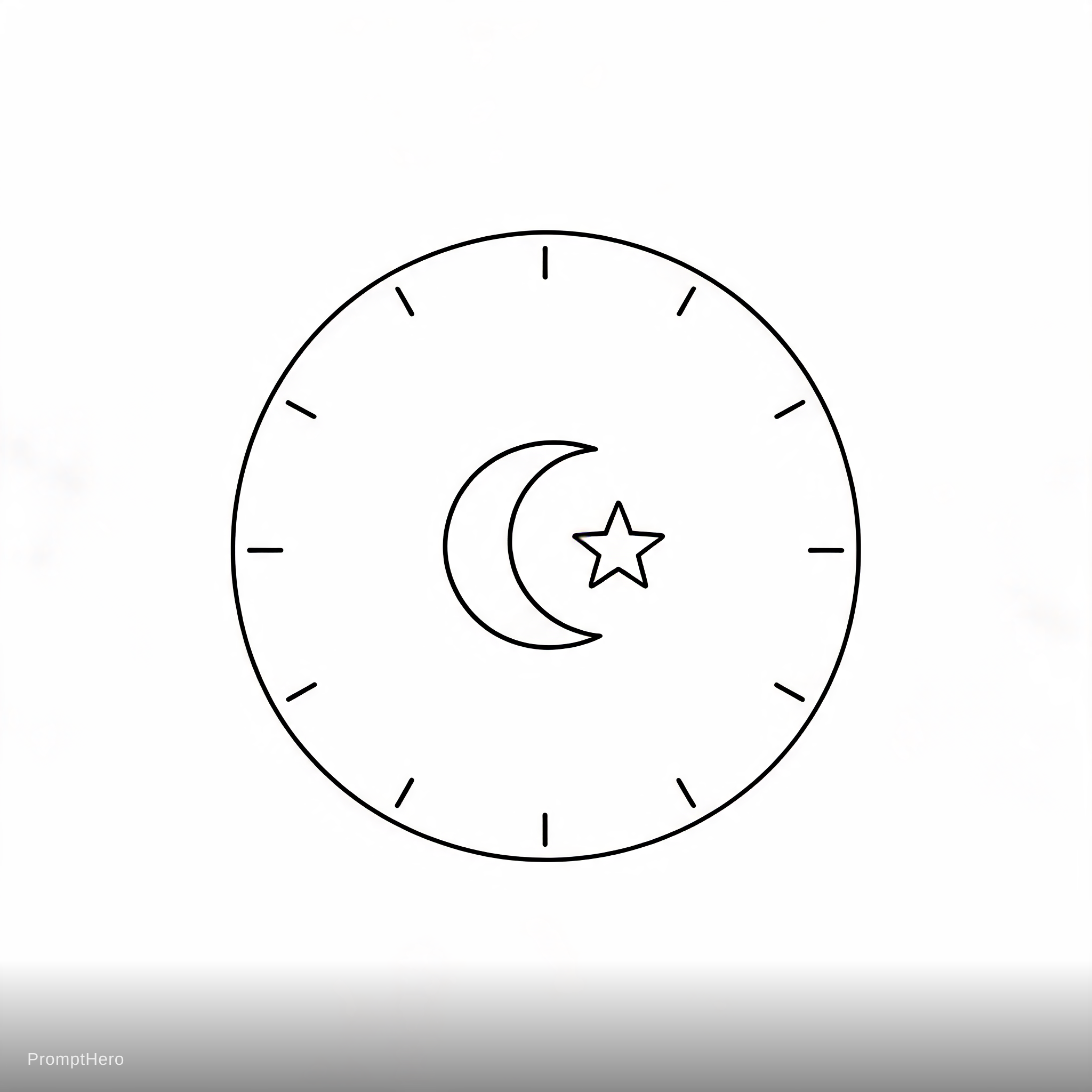 صورة مولدة بالذكاء الاصطناعي: أمر Seedream 5: شعار لتطبيق ويب خاص بعلم الفلك (نموذج Seedream 5 - شعارات وتصميم)