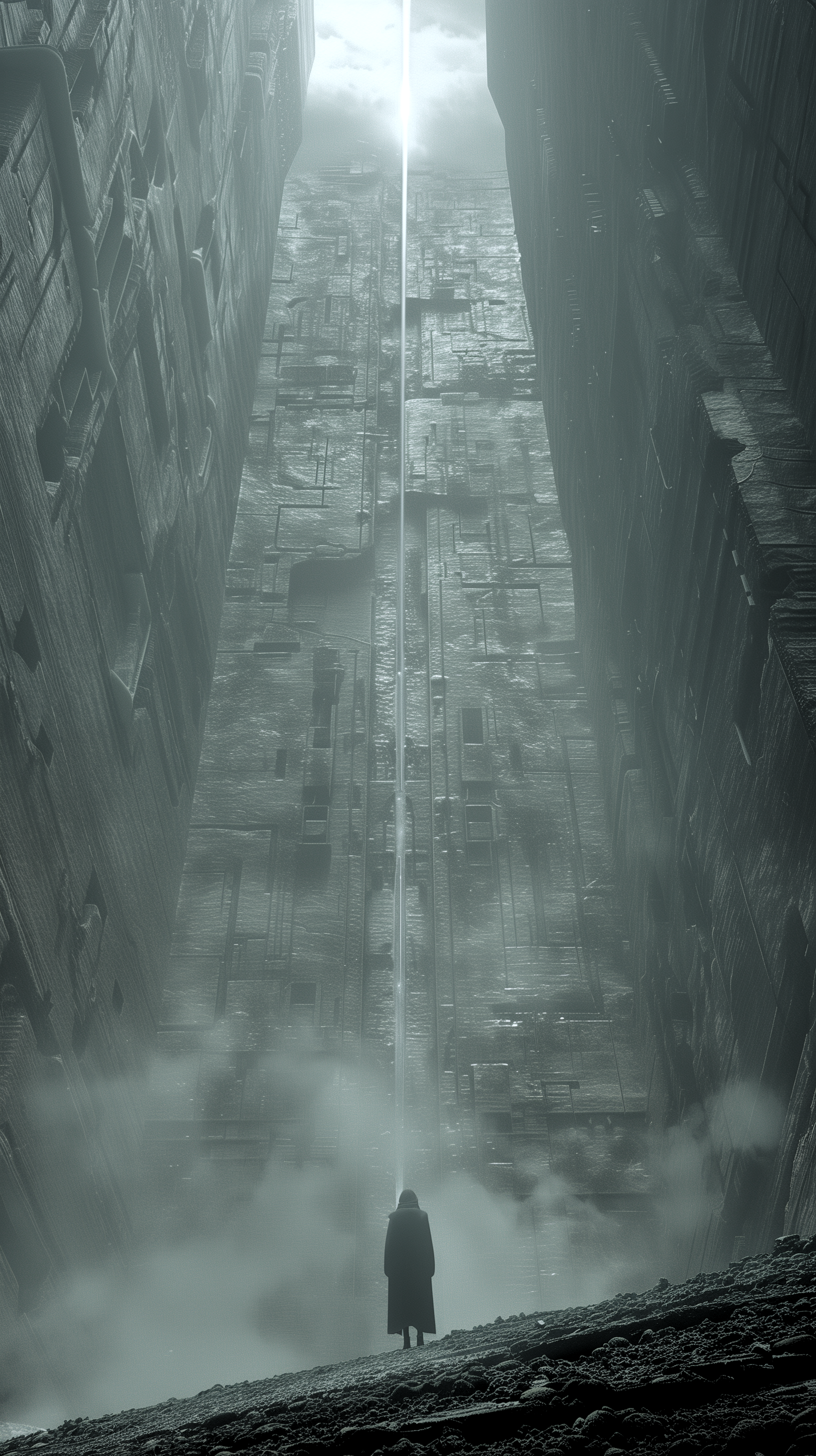 AI generated: Midjourney prompt: sci-fi art, reminiscent of classic cyberpunk theme... (Midjourney - Concept Art)