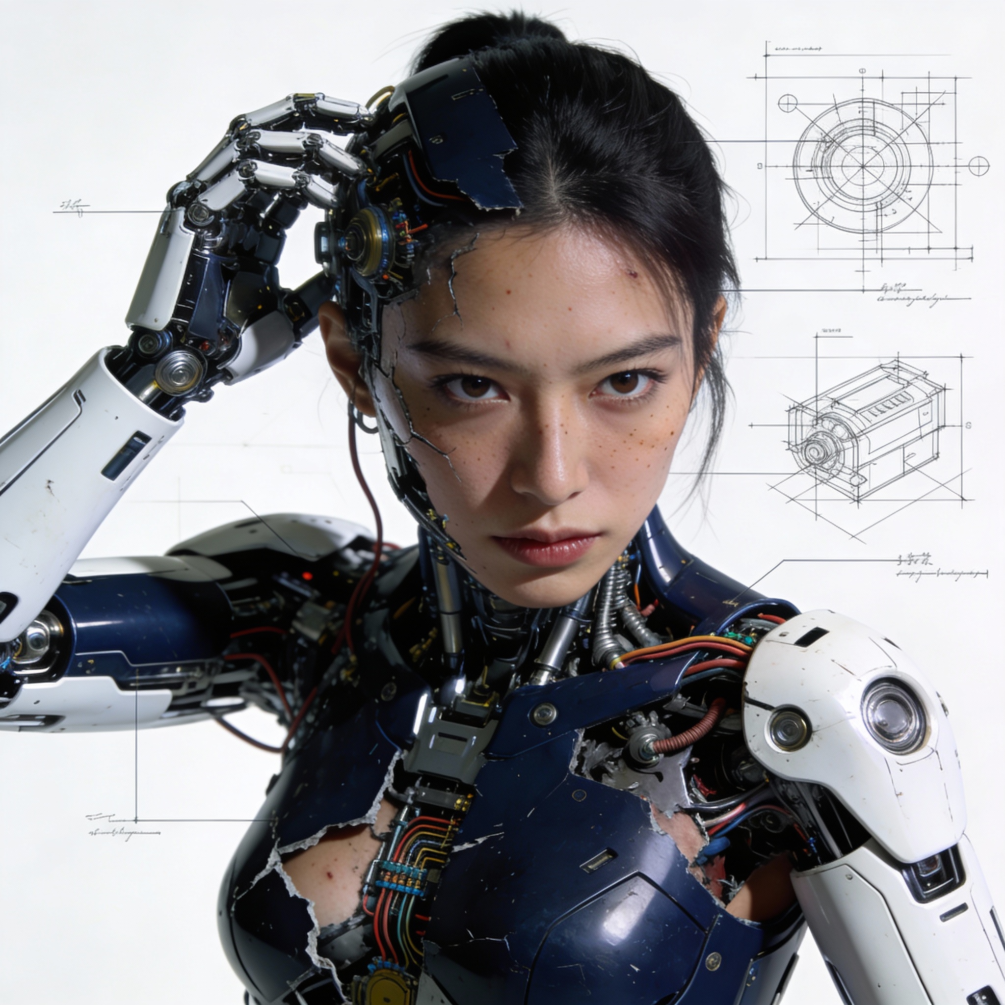 AI generated: Hero prompt: Ultra-detailed cinematic portrait of a Hong Kong f... (Hero - Portraits)