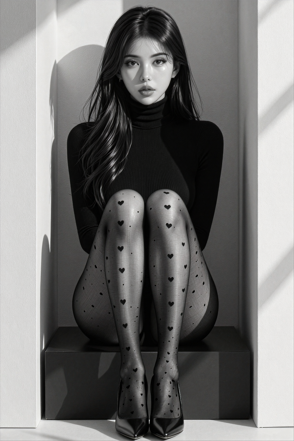 صورة مولدة بالذكاء الاصطناعي: Z Image prompt: Character: A beautiful East Asian woman with long,... (نموذج Z Image - تصوير فوتوغرافي)